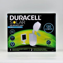 Ladda upp bild till gallerivisning, Duracell - LED Säkerhetsljus solcellspot med rörelsesensor - 120 Lumen Duracell 
