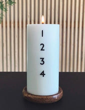 Ladda upp bild till gallerivisning, Åbenlys - Adventsljus - svart - ljus och sojavax Åbenlys