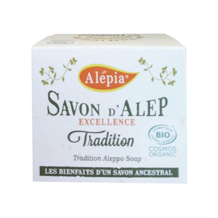 Alépia - Excellence Aleppo tvål - Ekologisk - 1% Lagerbärsolja - 190g Alépia