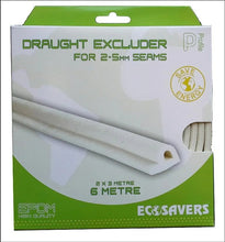 Ladda upp bild till gallerivisning, EcoSavers Tätningslist - P-Profil / Vit, 6M EcoSavers