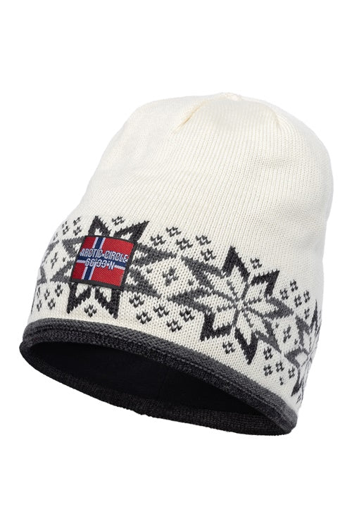 Norwool Arctic Circle Sticka Hössor - Norska flagga / Vit, unisex Apparel & Accessories Charm