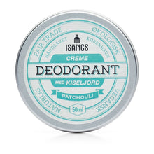 Ladda upp bild till gallerivisning, Isangs Creme Deodorant med Silica Soil - Patchouli Isangs