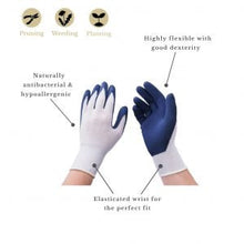 Ladda upp bild till gallerivisning, Kent & Stowe Herr trädgårdshandskar - Bambu och naturlatex - Navy Blue - Herr (M) Kent & Stowe
