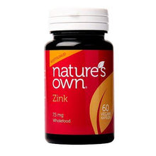 Ladda upp bild till gallerivisning, Nature's Own Zinc 60 kapslar Natures Own
