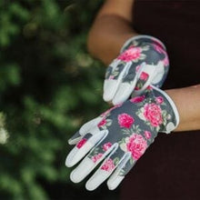 Ladda upp bild till gallerivisning, Kent & Stowe Dam trädgårdshandskar - Läder / grå - S Kent & Stowe