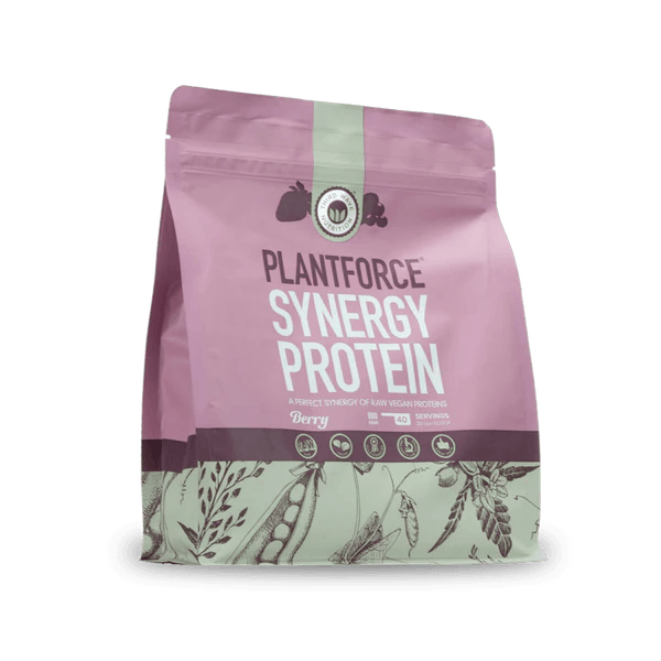 Plantforce Synergy Protein - Bär, 800g Plantforce