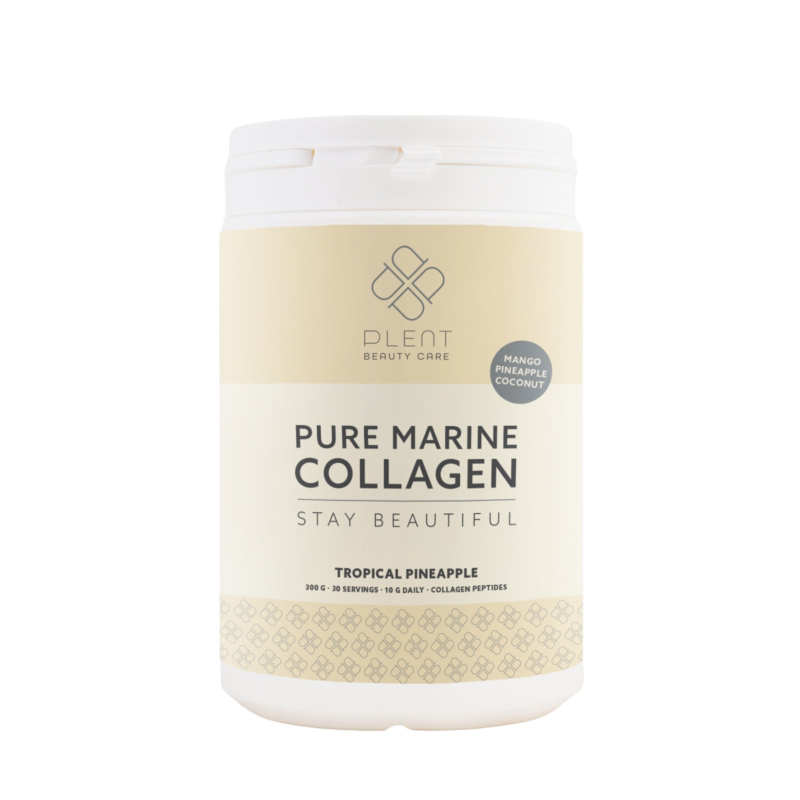 Plent Marine Collagen - Tropisk ananas, 300g Plent 