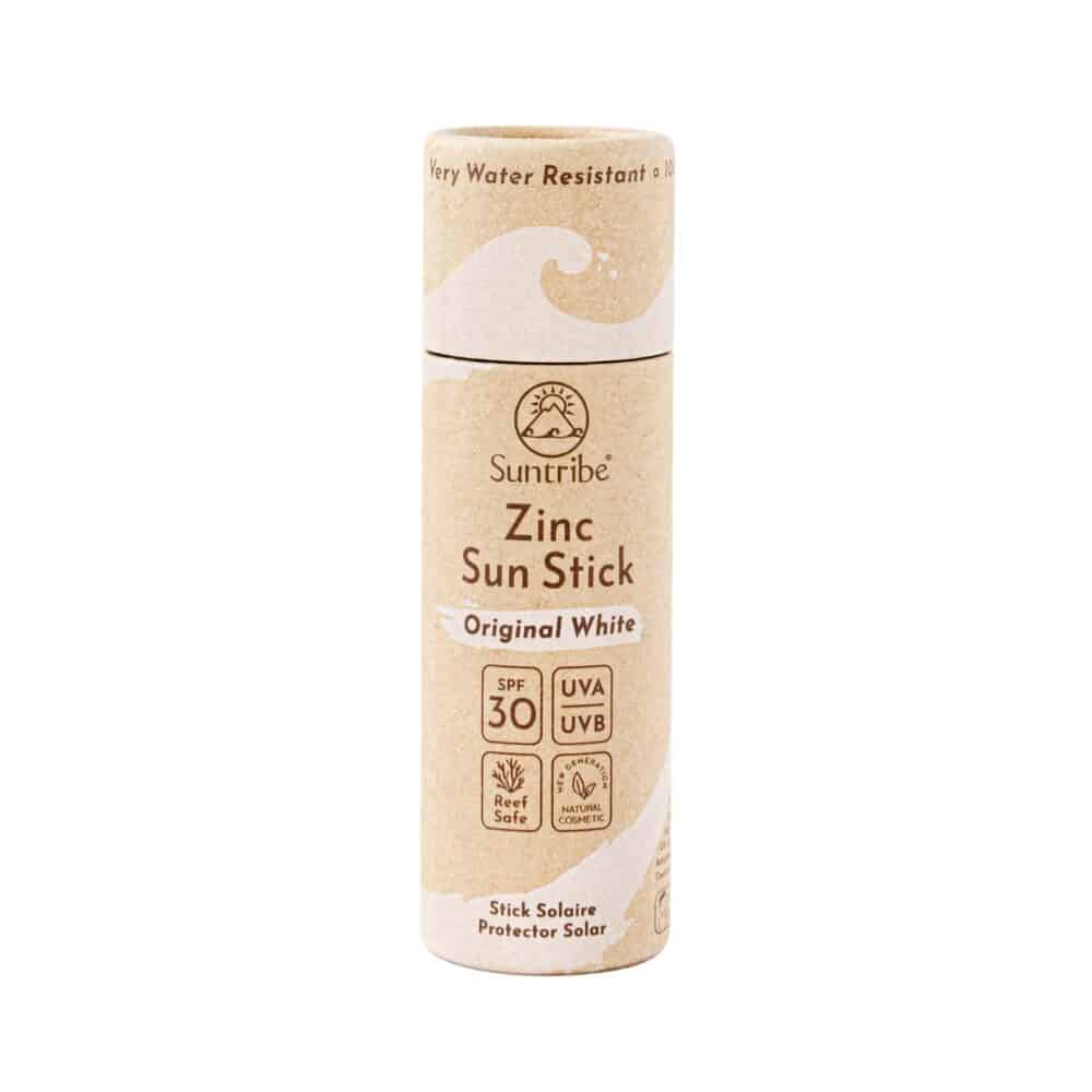 Suntribe Natural Mineral Zinc Sun Stick SPF30 - Original White, 30g Suntribe 