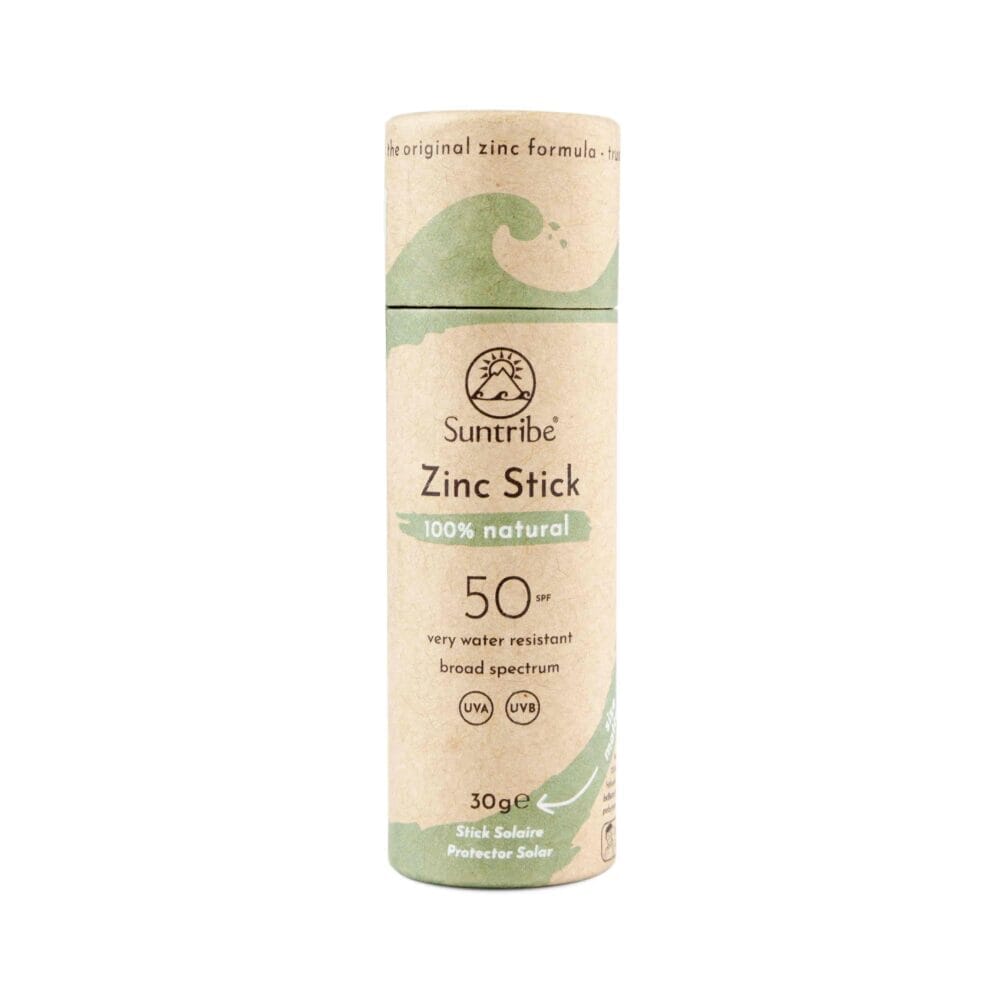 Suntribe Natural Mineral Zinc Sun Stick SPF30 - Mint Green, 30g Suntribe 