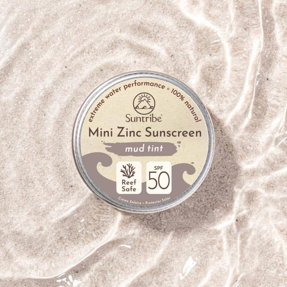 Suntribe Face & Sport Mini Zinc Sunscreen - SPF50 - Mud Tint, 15g Suntribe 