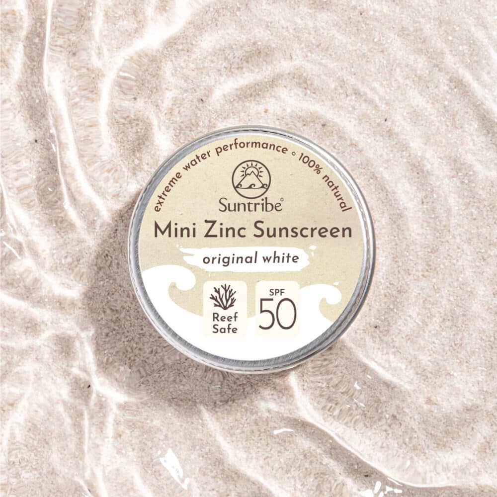 Suntribe Face & Sport Mini Zinc Sunscreen - SPF50 - Original White, 15g Suntribe 