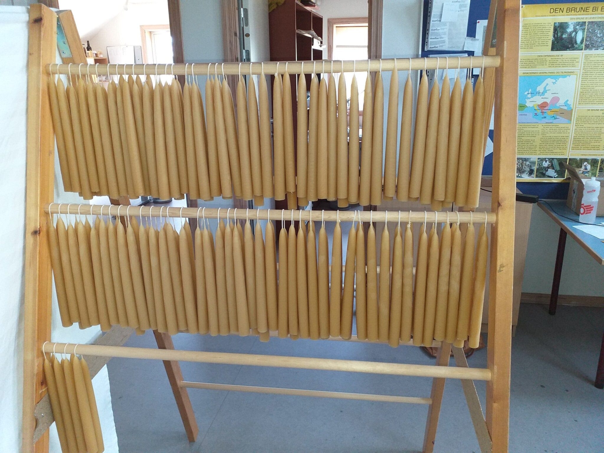 Bistad - Handdoppade bordsljus av danskt bivax - ø30cm / 72g, 2st Bistad 