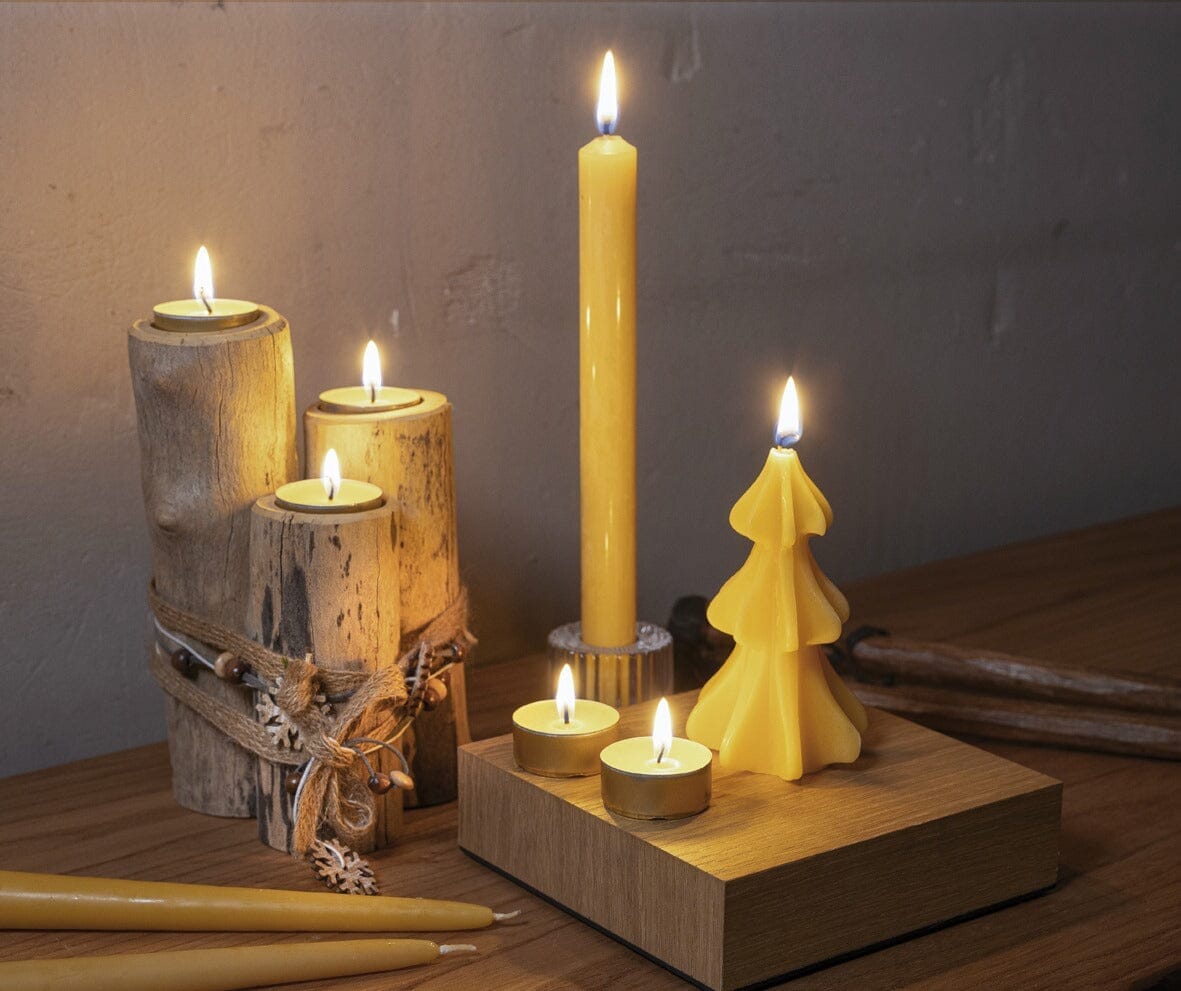 Steinhart bivax - block Julgransljus, 11.5 cm Steinhart 