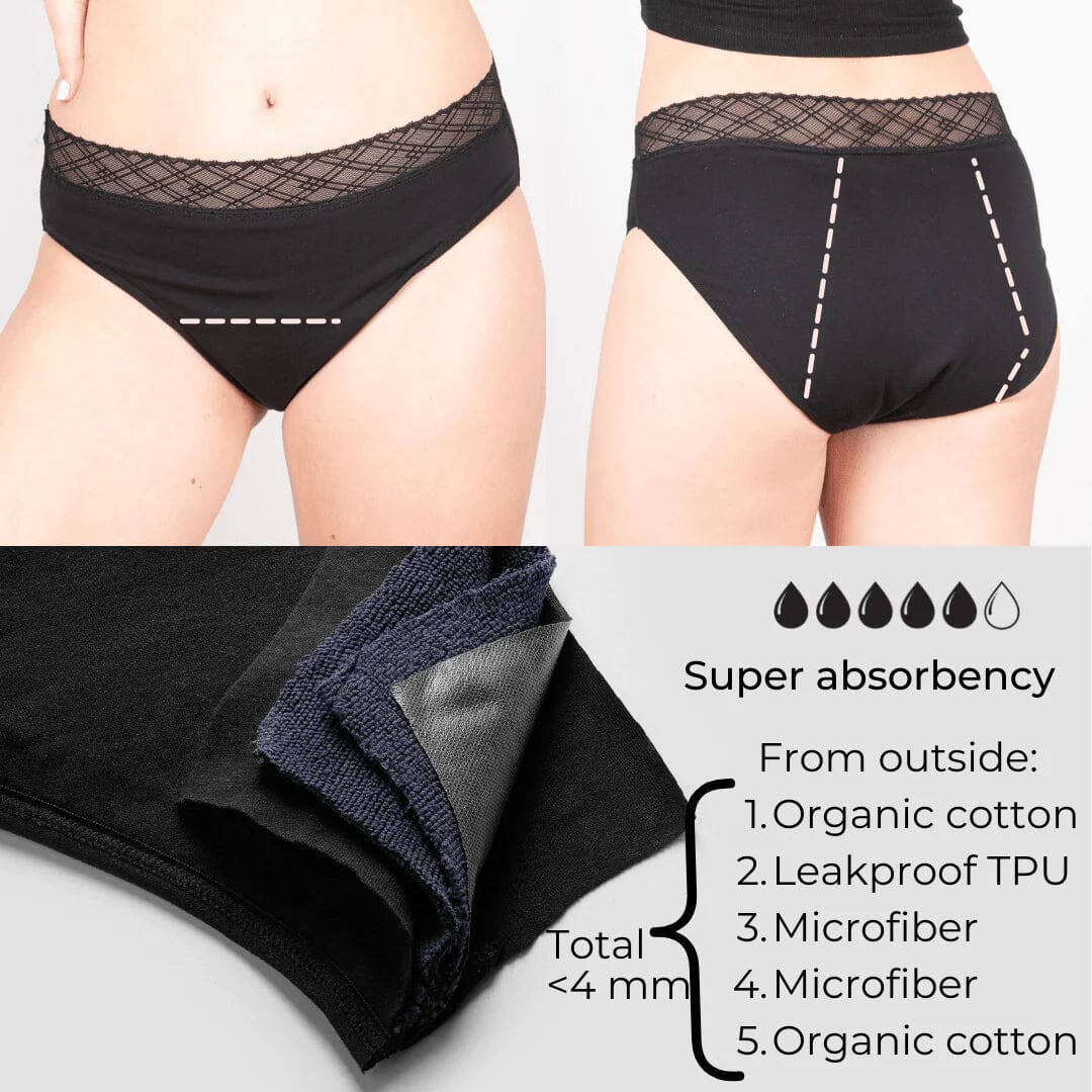 Comfydence superabsorption Menstrosor - Stay Lazy eko-bomull Comfydence 