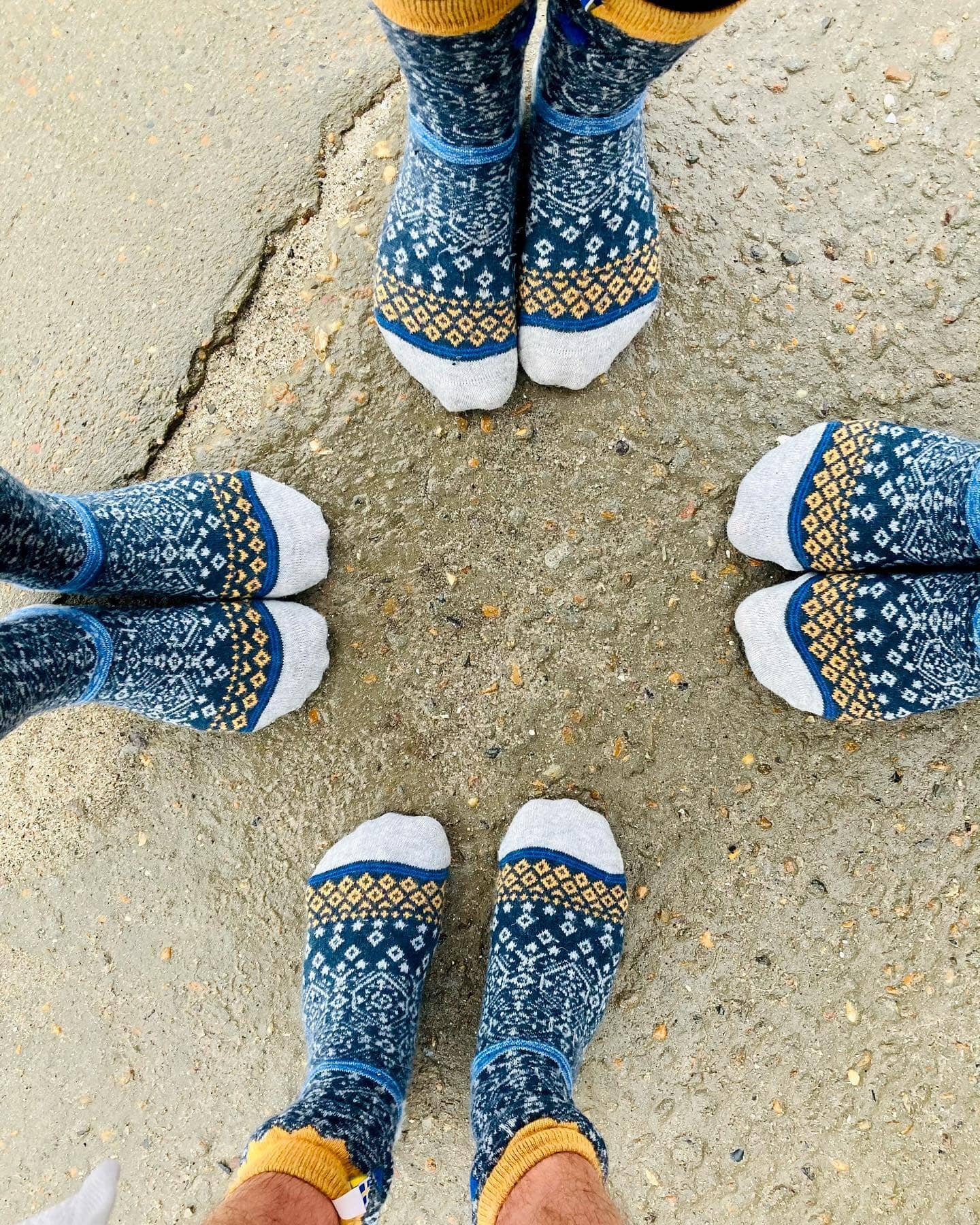 Wool Wear barn ullsockor 70% - Svenska flaggan & hjärta - 1par Apparel & Accessories Charm 