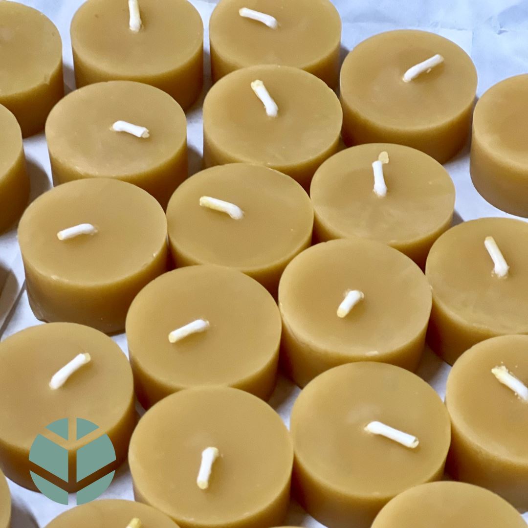 Bistad - Värmeljus av danskt bivax, utan hållare - ø19g, 1st Bistad 