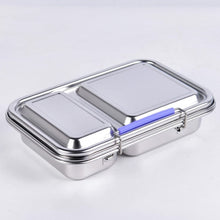 Ladda upp bild till gallerivisning, Suztain Lunchlåda i Rostfritt Stål – 2 Fack / Lila Suztain 
