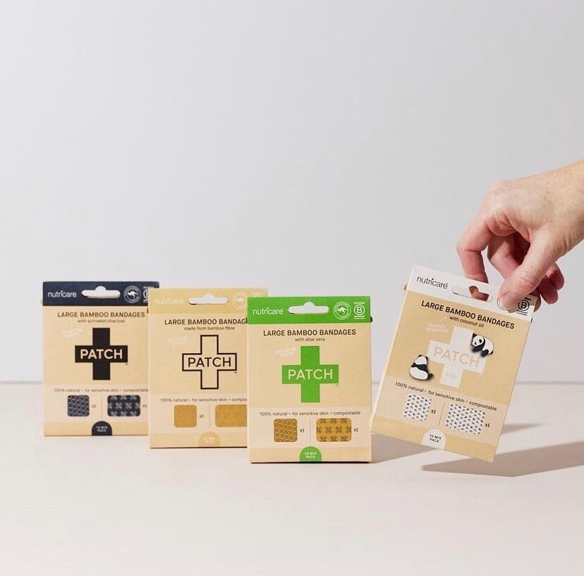 PATCH - Ekologiska bambuplåster, stora - Coconut Oil, Panda / 10 st PATCH 