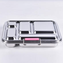 Ladda upp bild till gallerivisning, Suztain Lunchlåda i Rostfritt Stål – 5 Fack / Rosa Suztain 
