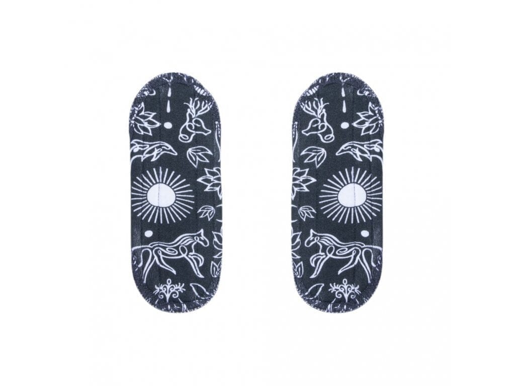 Terra Gaia Tygbindor / trosskydd Mini - Gaia Anthracite, 2 pk Terra Gaia 