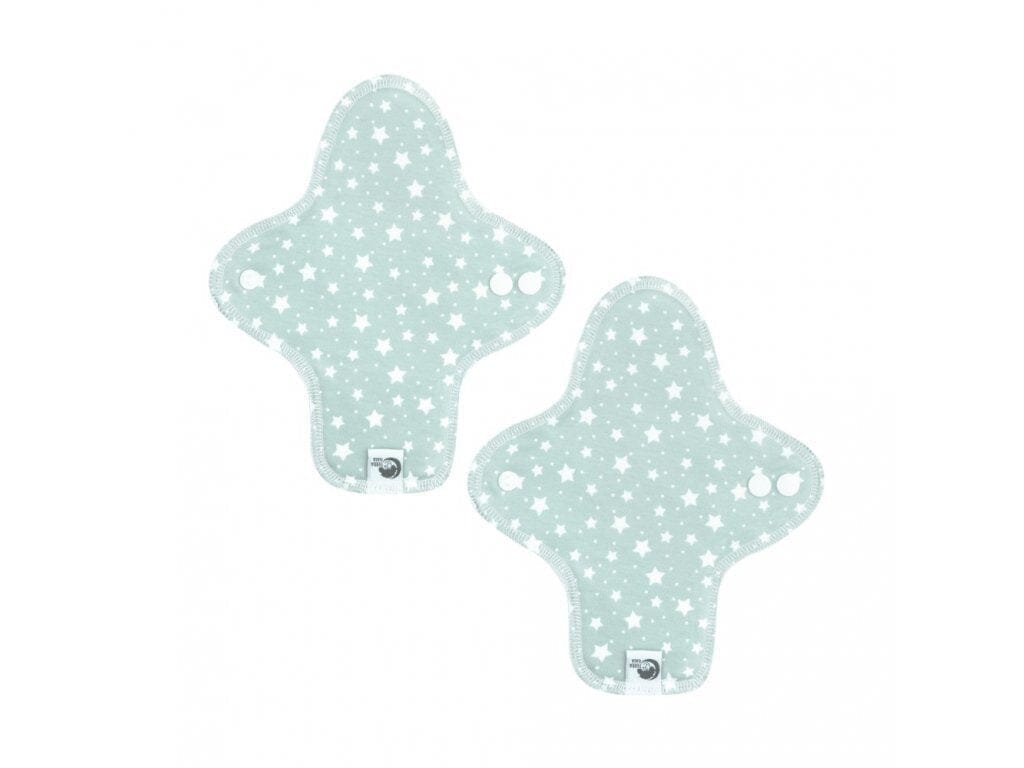 Terra Gaia Tygbindor / trosskydd Medium Flow - Stars/Clouds, 2pk Terra Gaia 