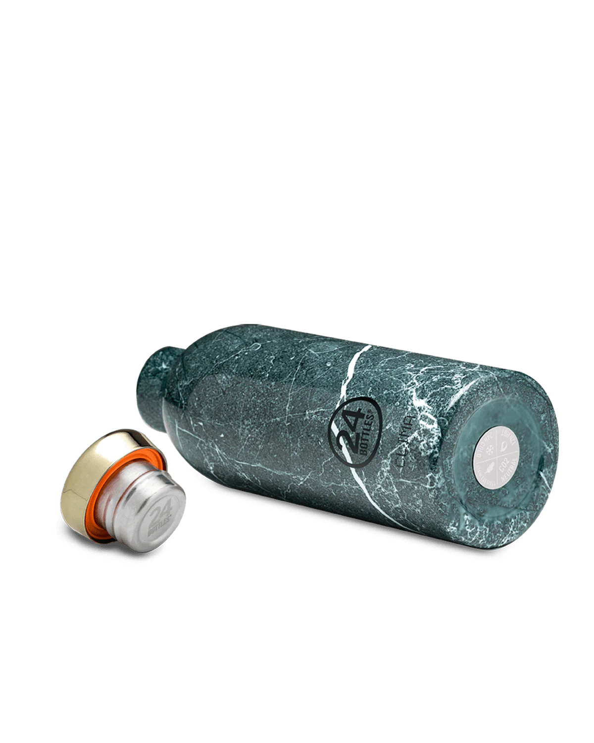 24Bottles vattenflaska Clima Bottle, 500ml - Green Marble 24Bottles 