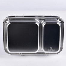 Ladda upp bild till gallerivisning, Suztain Lunchlåda i Rostfritt Stål – 2 Fack / Vit Suztain 
