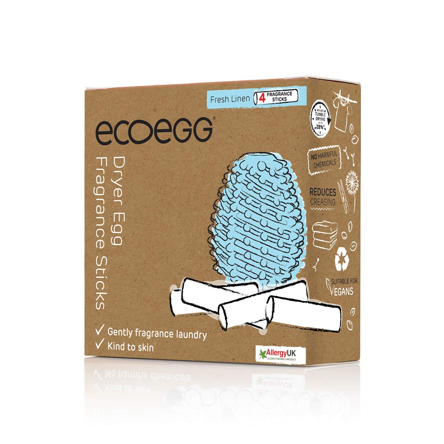 Ecoegg - refill till torkägg Ecoegg Blå (Frisk Linned) 
