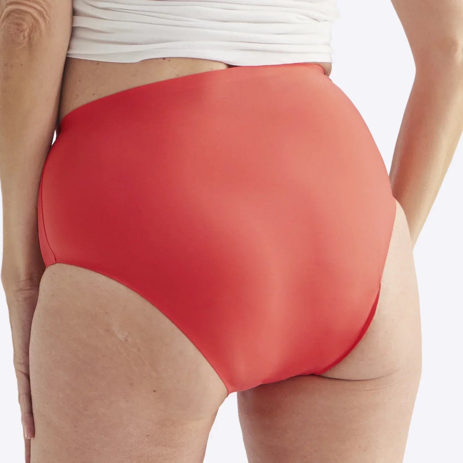 WUKA Inkontinenstrosor - medelhög midja - lätt absorption, Coral Pink WUKA 
