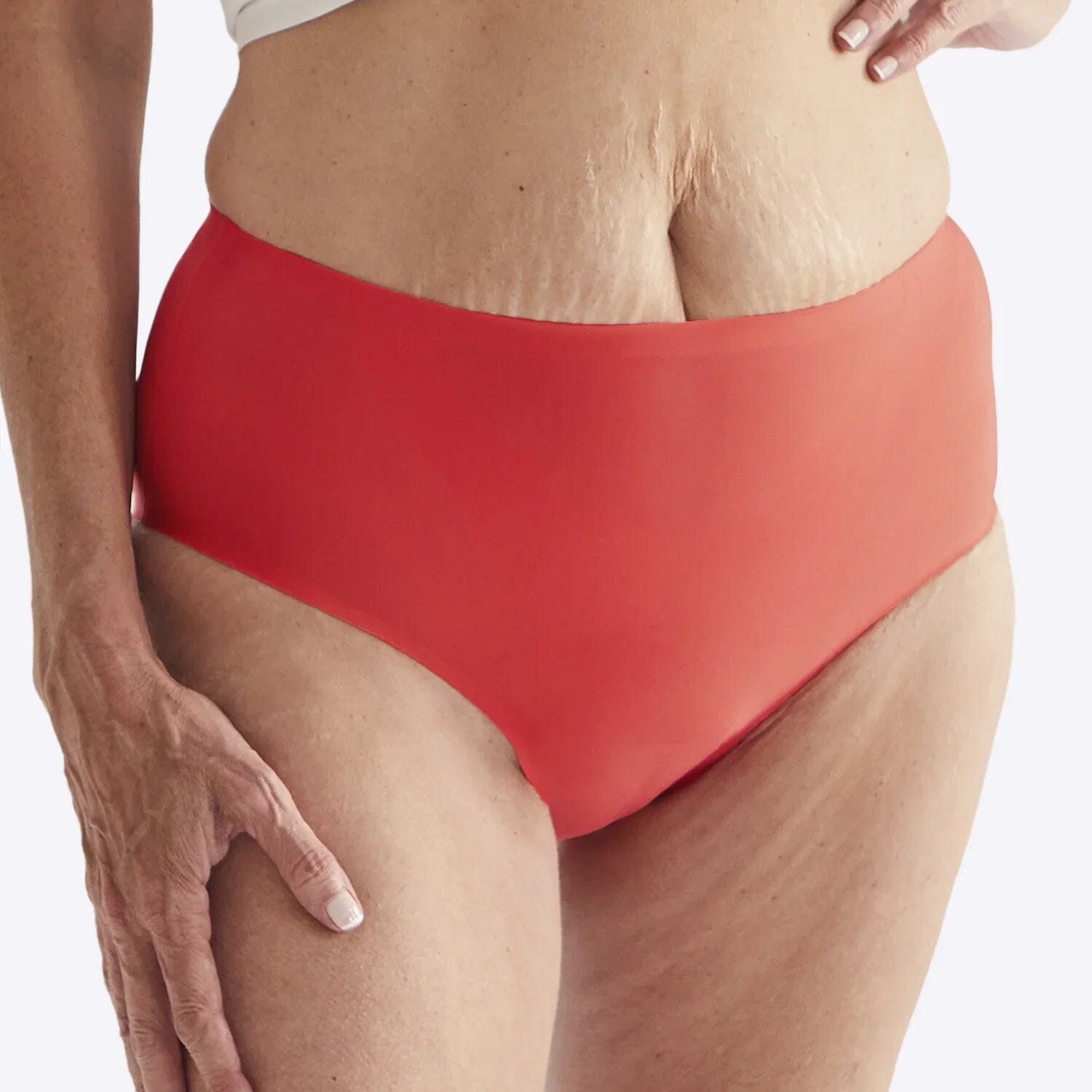 WUKA Inkontinenstrosor - medelhög midja - lätt absorption, Coral Pink WUKA 