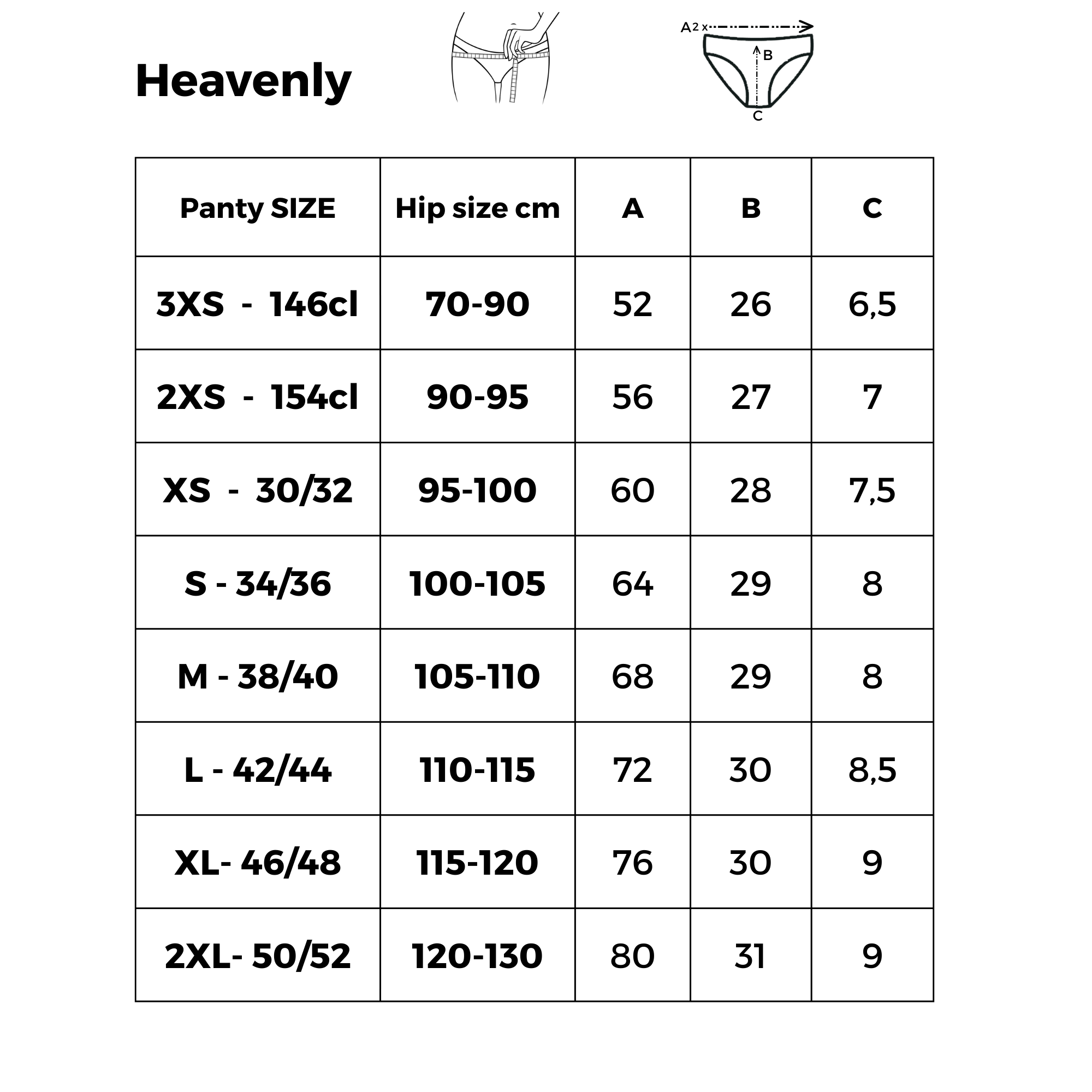 Comfydence Lättabsorption Menstrosor - eko/bomull - Heavenly Comfydence 