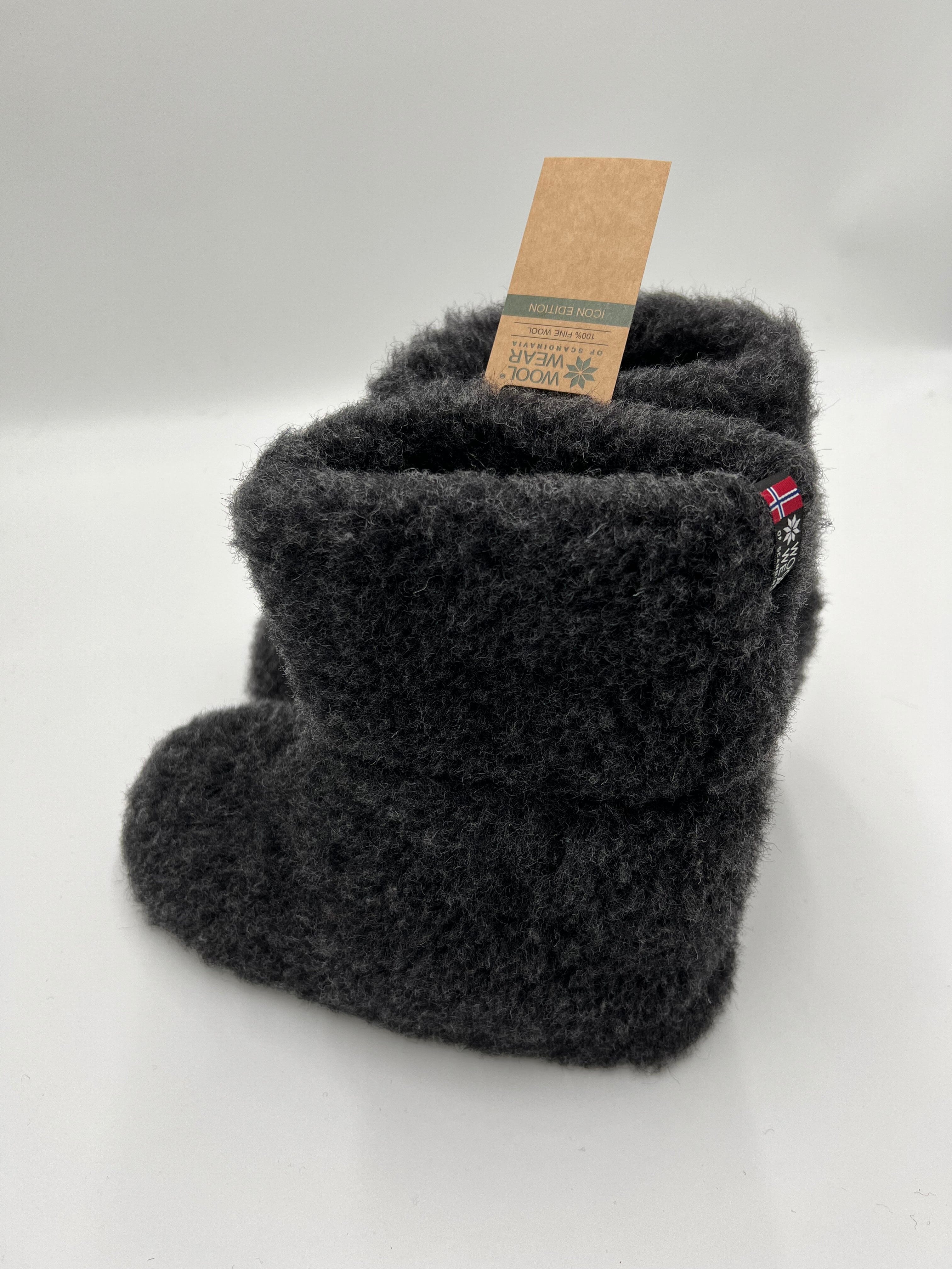 Wool Wear Tofflor, 100% Ren Ull - Bamse-stövel Apparel & Accessories Charm 