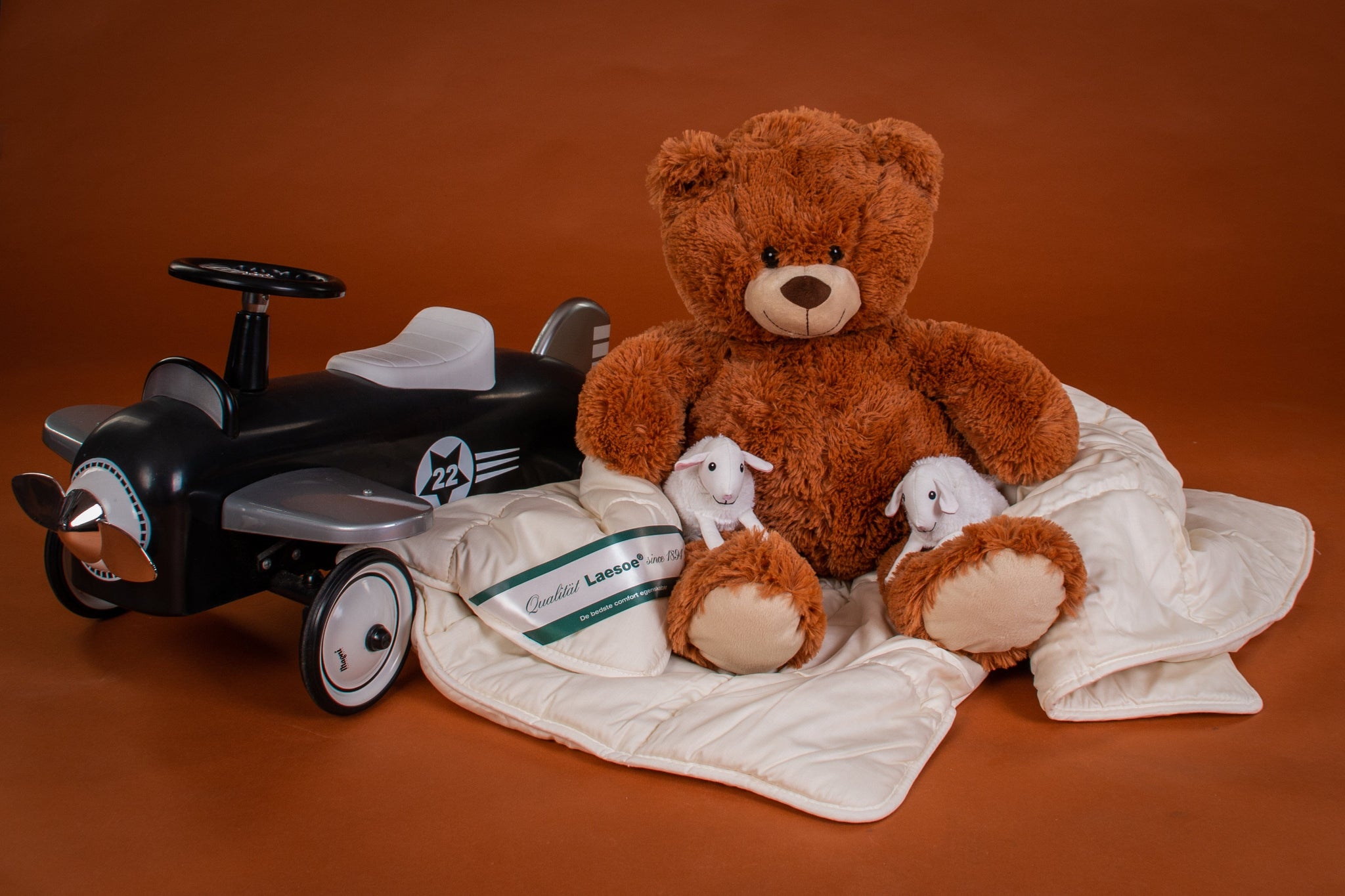 Læsø Garnspinderi ulltäcken - baby, 70 x 100cm Læsø Garnspinderi 