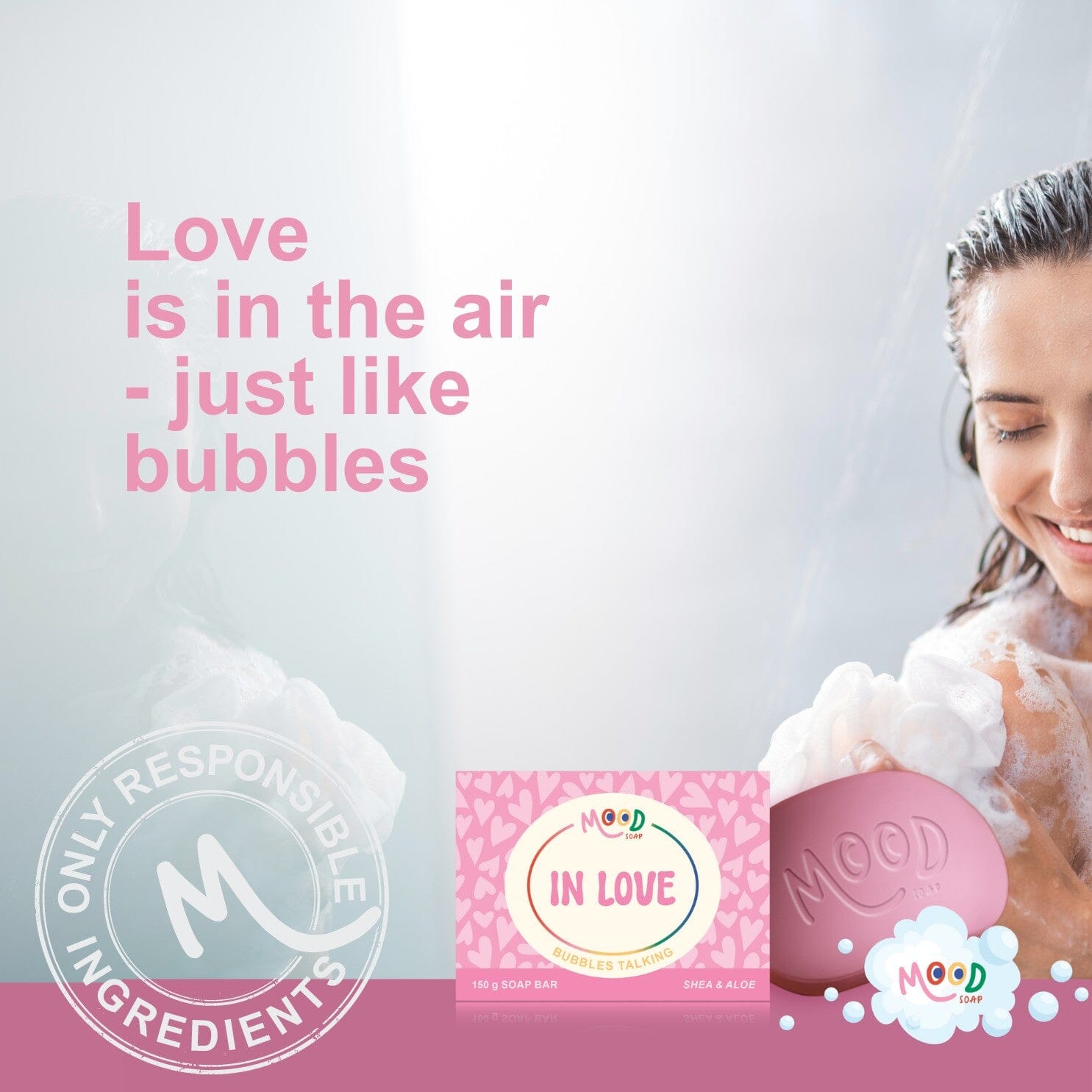 MoodSoap Tvål - In Love, 150g MoodSoap 