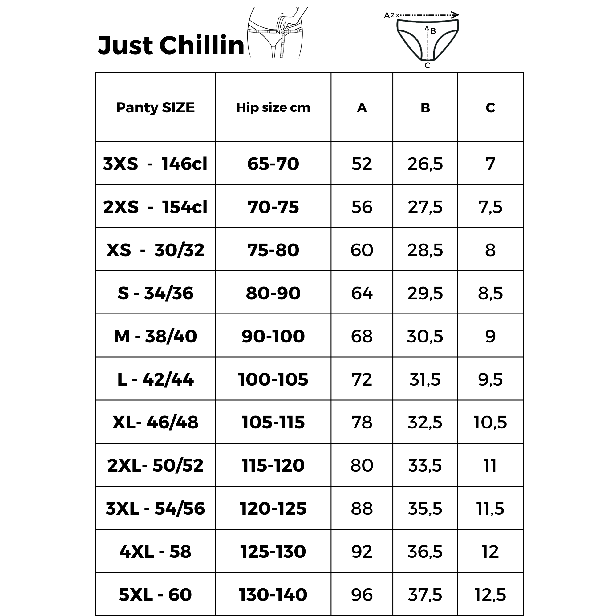 Comfydence Medelabsorption Menstrosor - eko/bomull - Just Chillin Comfydence 