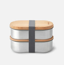 Ladda upp bild till gallerivisning, Black &amp; Blum Snack Boxar Bento - 2 st black+blum 
