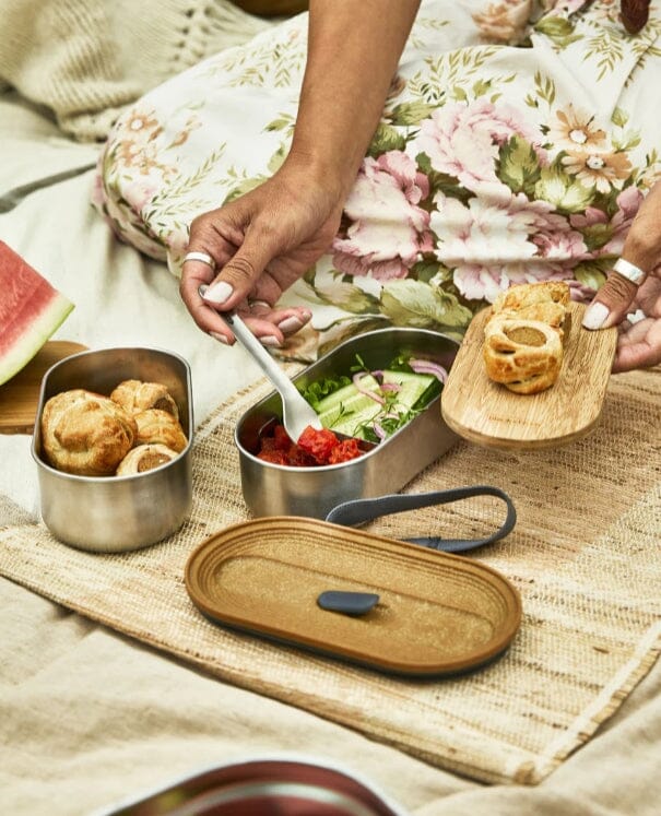 Black & Blum Snack Boxar Bento - 2 st black+blum 