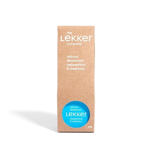 Lekker Creme Deodorant - Peppermint & Rosemary The Lekker Company 