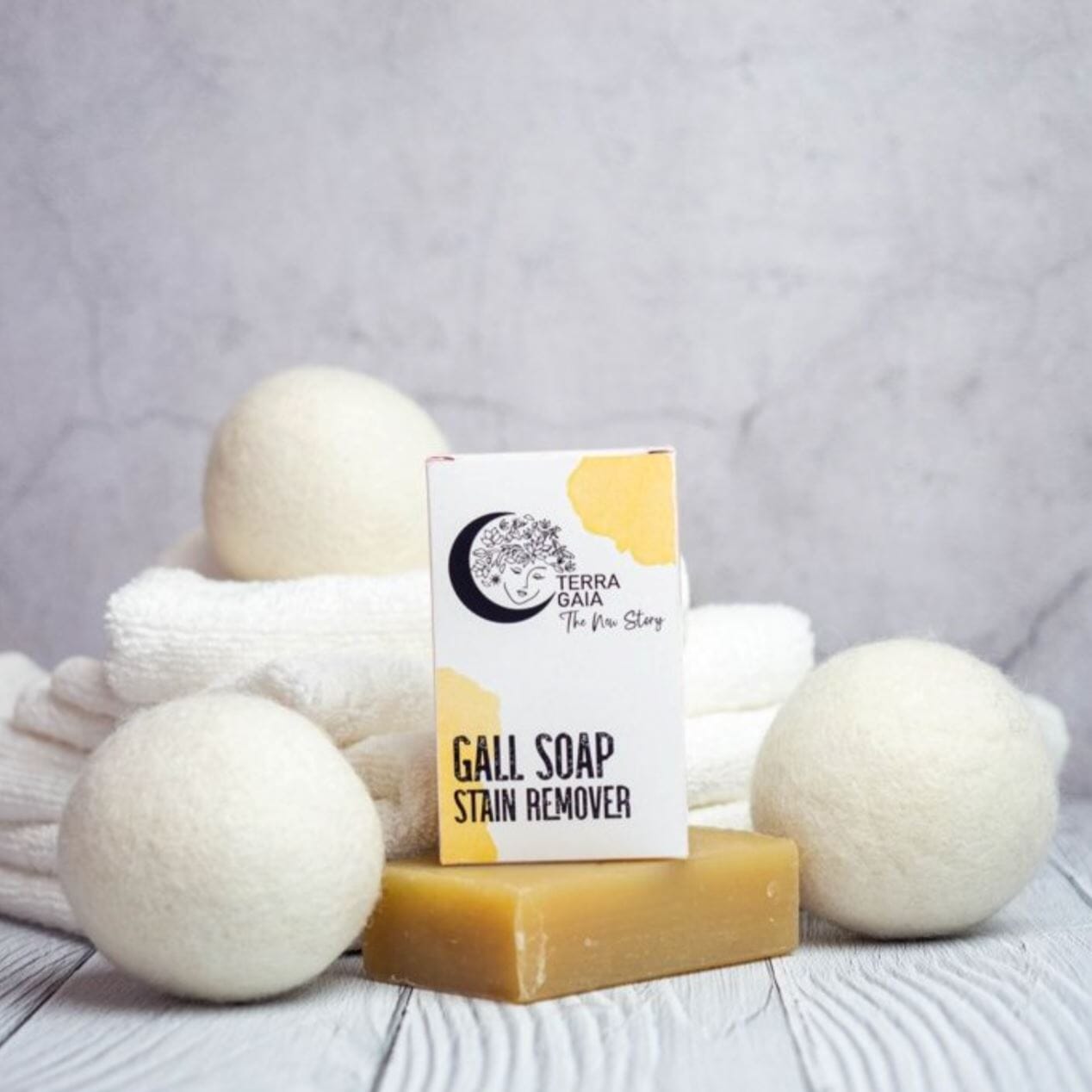 Terra Gaia Pletfjerner - Gall sæbe - 140 gram Terra Gaia 