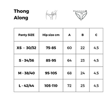 Ladda upp bild till gallerivisning, Comfydence Medelabsorption Menstrosor - Nylon - Thong Along Comfydence 
