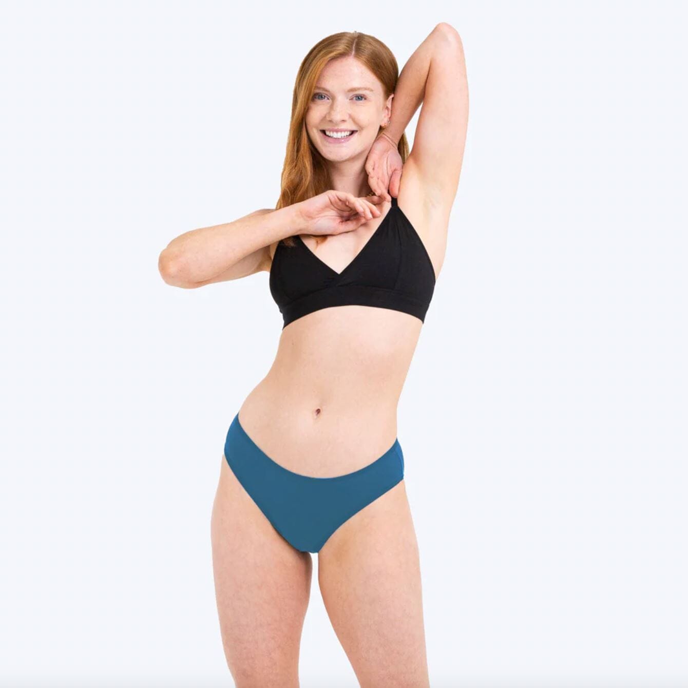 WUKA Menstrosor Badtrosa - Bikini - Light/Medium flow, Blå WUKA 