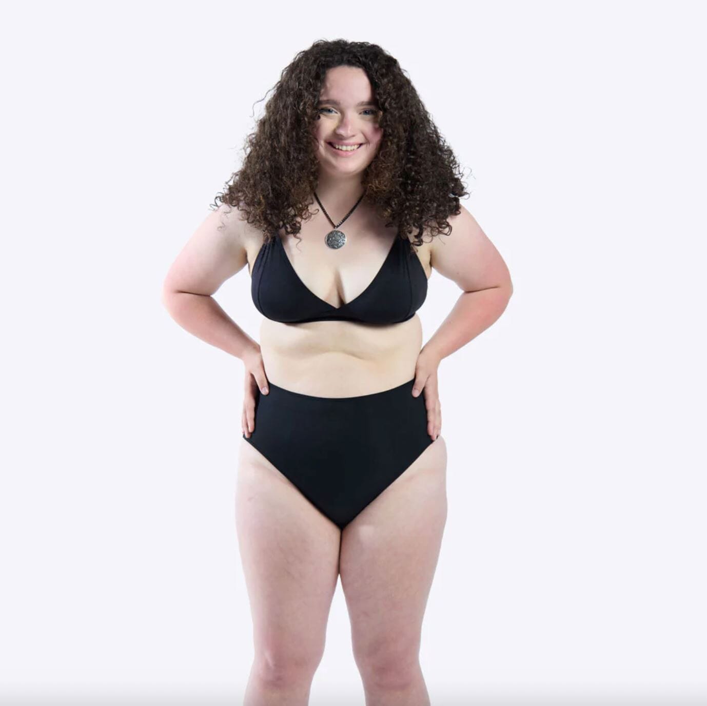 WUKA Menstrosor Badtrosa - High Waist - light flow, svart WUKA 