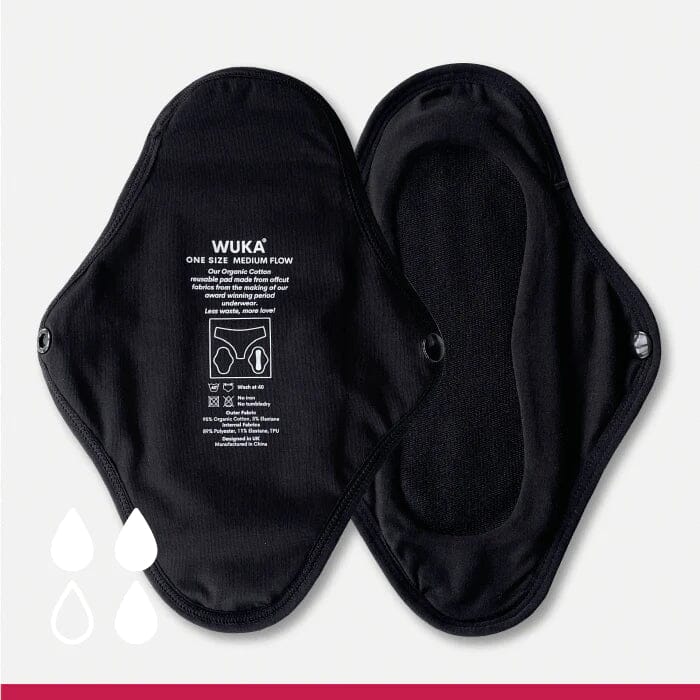 WUKA Tygbindor / trosskydd - Medium flow, 2 pack WUKA 