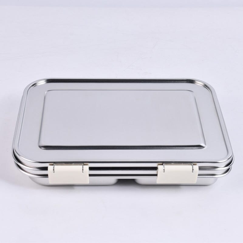 Suztain Lunchlåda i Rostfritt Stål – 3 Fack / Krämbeige Suztain 