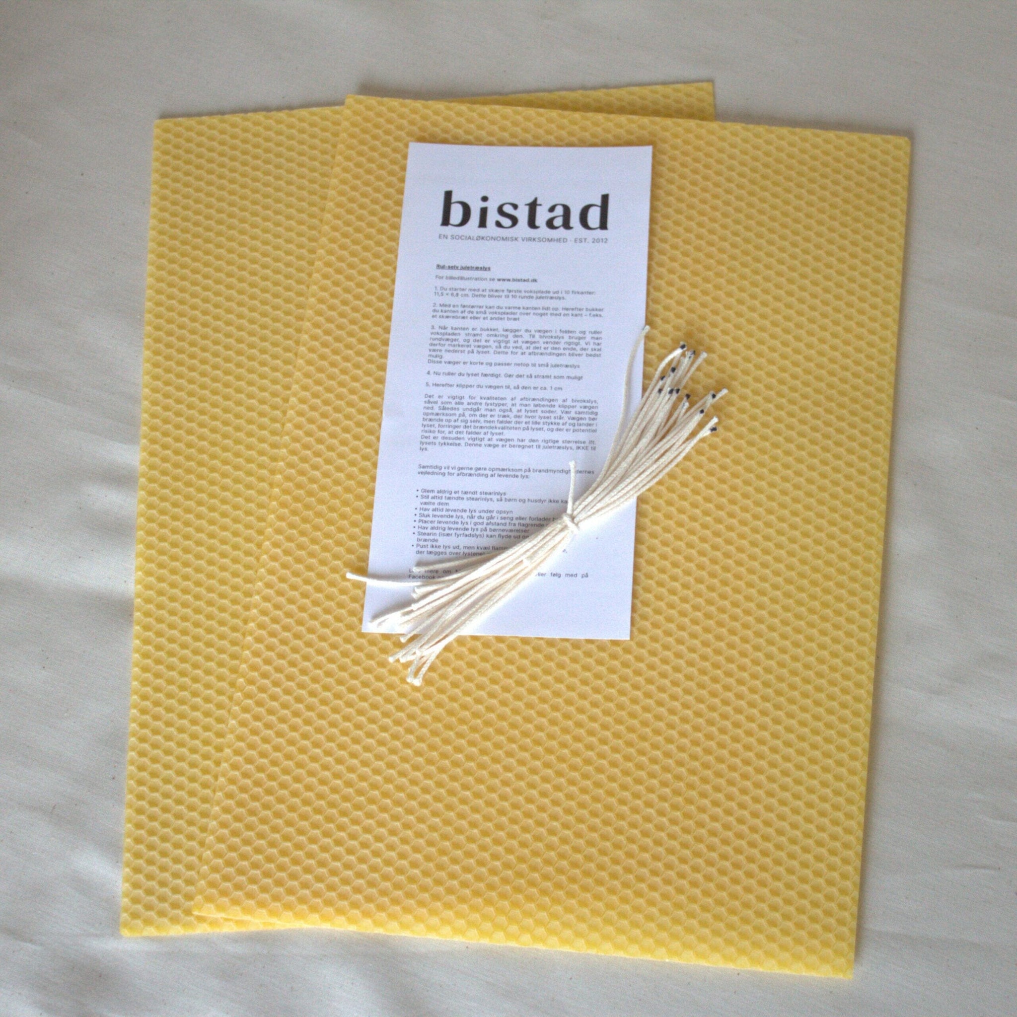 Bistad - Rulla egna bivaxljus - bordljus, 5 ark Bistad 