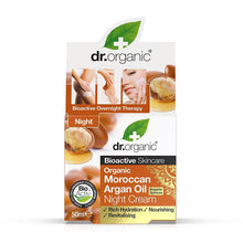 Ladda upp bild till gallerivisning, Dr. Organic Face - Night Cream / Natkräm - Moroccan Argan Oil - 50ml Dr. Organic 
