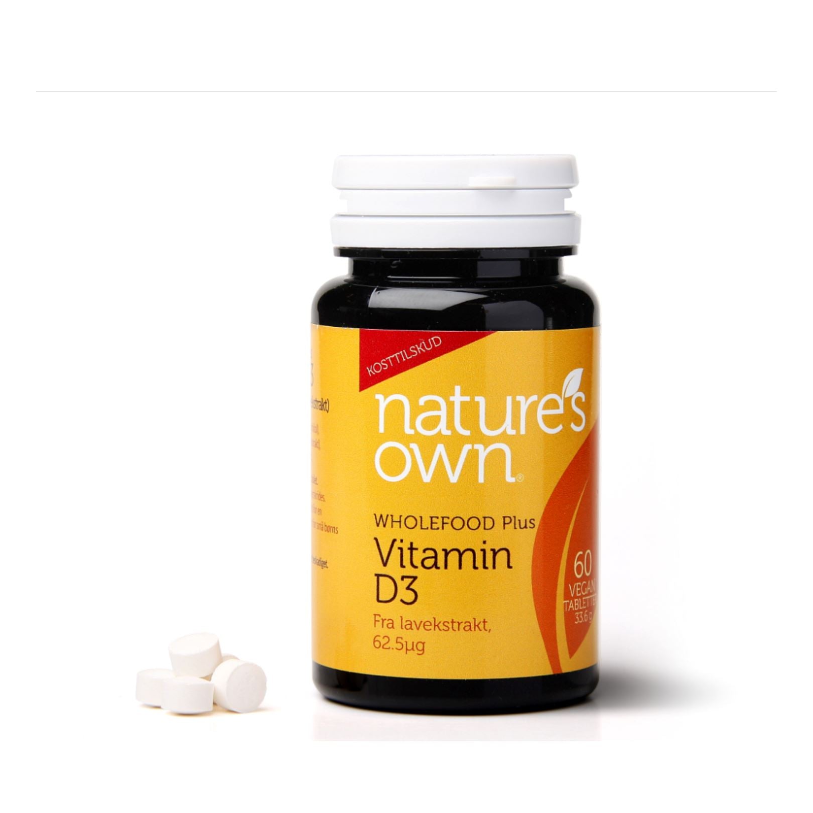 Natures Own Vitamin D3 - 60 st Natures Own 