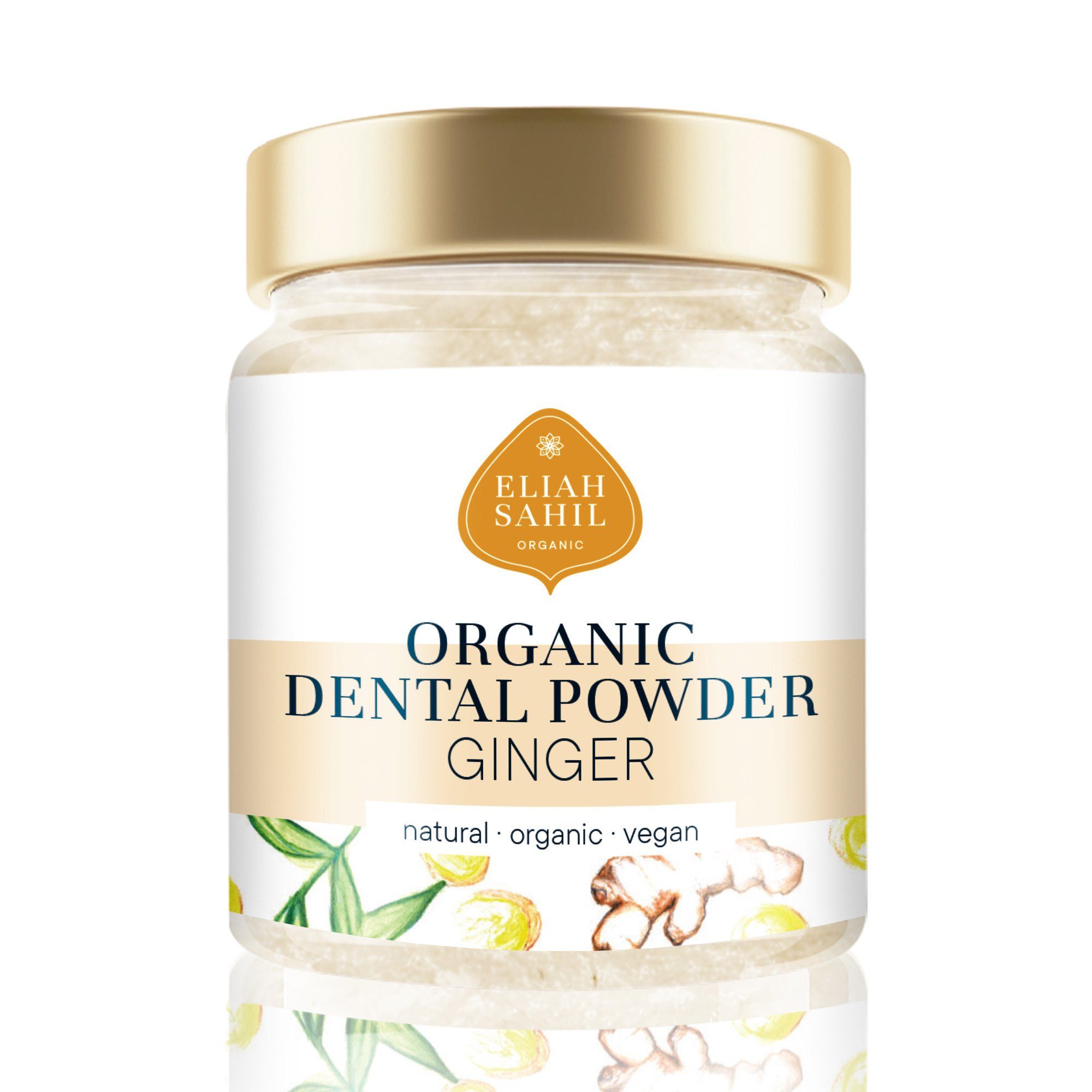 Eliah Sahil - Ekologisk Tooth Powder - Ingefära - 45g Eliah Sahil 