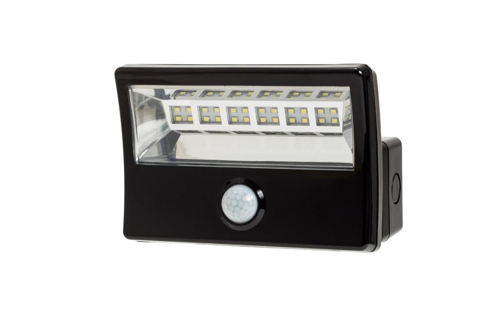 Mightylite Floodlight 16W - svart LED strålkastare m/sensor Mightylite 
