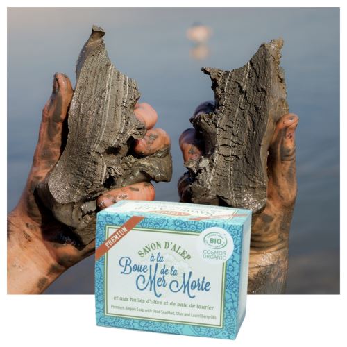 Alépia - Aleppo tvål - Premium - Ekologisk - Dödahavslera - 125g Alépia 